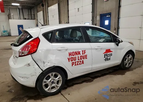 2016 Ford Fiesta Se z USA, uszkodzony, nr VIN 3FADP4EJ3GM112830